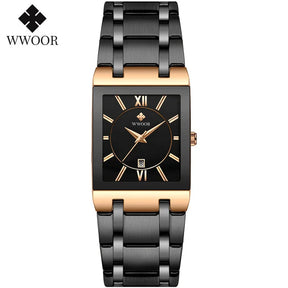 Relógio Feminino WWOOR 8858 - A prova d'água