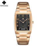 Relógio Masculino WWOOR 8837-2 - Aço inoxidável