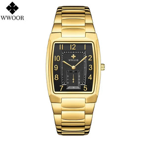 Relógio Masculino WWOOR 8837-2 - Aço inoxidável