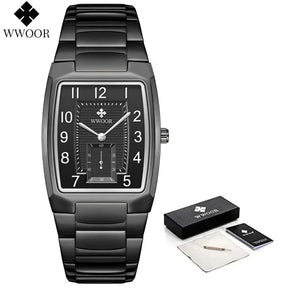 Relógio Masculino WWOOR 8837-2 - Aço inoxidável