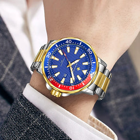 Relógio Fashion e Casual WWOOR 8847 - Aço inoxidável - A prova d'água