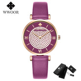Relógio Feminino Automático WWOOR 8851 - A prova d'água