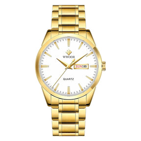 Relógio Masculino de Luxo WWOOR 8801 - A prova d'água - Frete grátis