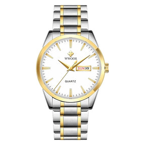 Relógio Masculino de Luxo WWOOR 8801 - A prova d'água - Frete grátis