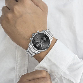 Relógio Casual de Alta Performance com Cronógrafo WWOOR 8844-d - Aço inoxidável