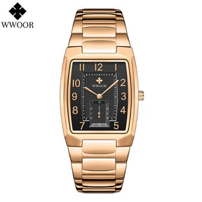 Relógio Feminino WWOOR 8837-2L - A prova d'água