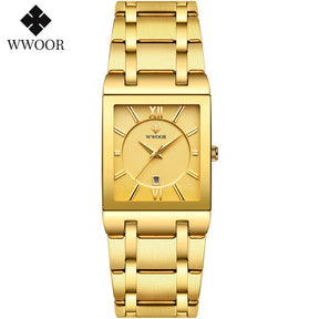 Relógio Feminino WWOOR 8858 - A prova d'água