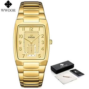 Relógio Masculino WWOOR 8837-2 - Aço inoxidável
