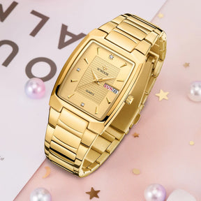 Relógio Feminino WWOOR 8837-CB - A prova d'água