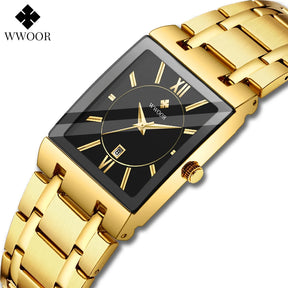 WWOOR 8858-GB – Relógio Masculino Elegante e Sofisticado