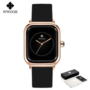 Relógio Feminino WWOOR 8873 - A prova d'água