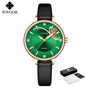 Relógio Feminino Automático WWOOR 8839-c - A prova d'água