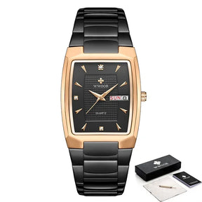 Relógio Masculino WWOOR 8837 Gold – A prova d'água