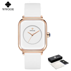 Relógio Feminino WWOOR 8873 - A prova d'água