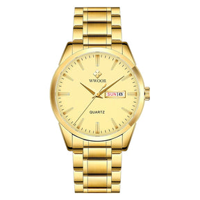 Relógio Masculino de Luxo WWOOR 8801 - A prova d'água - Frete grátis