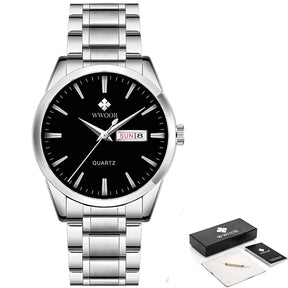 Relógio Masculino de Luxo WWOOR 8801 - A prova d'água - Frete grátis