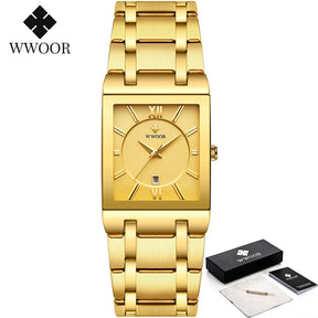 WWOOR 8858-GB – Relógio Masculino Elegante e Sofisticado