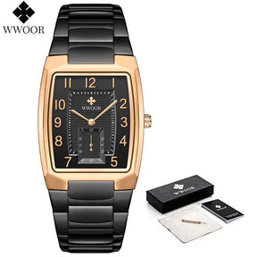 Relógio Feminino WWOOR 8837-2L - A prova d'água