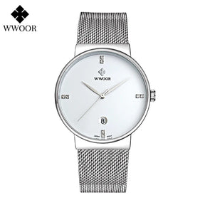 Relógio Masculino de Luxo WWOOR 8018 - A prova d'água