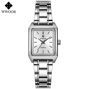Relógio Feminino Elegante WWOOR 8850 FAKOSS - A prova d'água