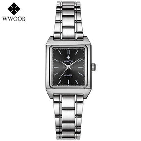 Relógio Feminino Elegante WWOOR 8850 FAKOSS - A prova d'água