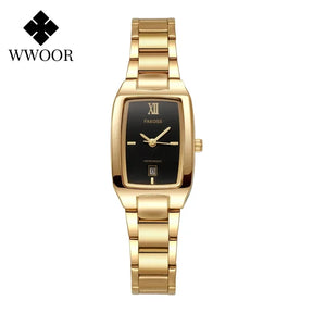 Relógio Feminino de Luxo WWOOR 042L - A prova d'água