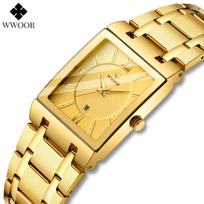 WWOOR 8858-GB – Relógio Masculino Elegante e Sofisticado