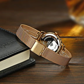 Relógio Feminino Pulseira de aço inoxidável WWOOR 8823 - A prova d'água