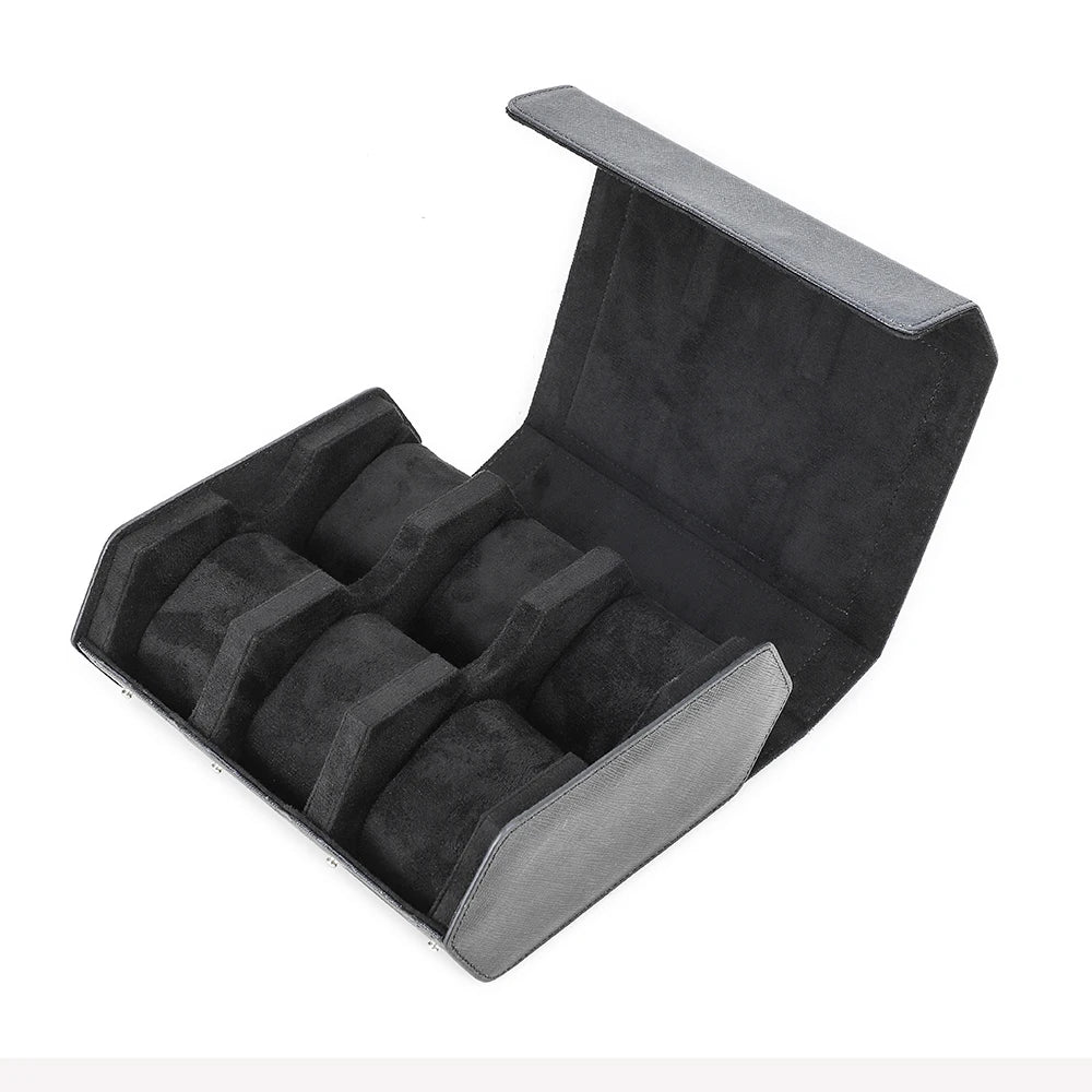 Caixa Premium WWOOR  – Couro Sintético Verde com Interior Aveludado