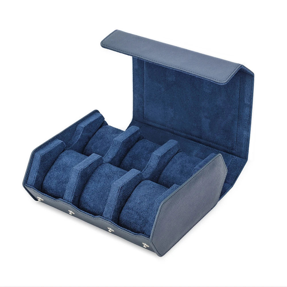 Caixa Premium WWOOR  – Couro Sintético Verde com Interior Aveludado