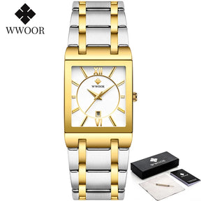 WWOOR 8858-GB – Relógio Masculino Elegante e Sofisticado