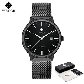 Relógio masculino WWOOR 8826W - A prova d'água