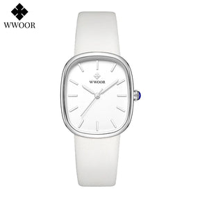 Relógio Feminino casual WWOOR 8881 - A prova água