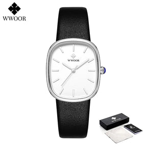Relógio Feminino casual WWOOR 8881 - A prova água