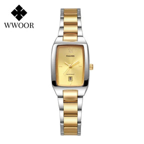 Relógio Feminino de Luxo WWOOR 042L - A prova d'água