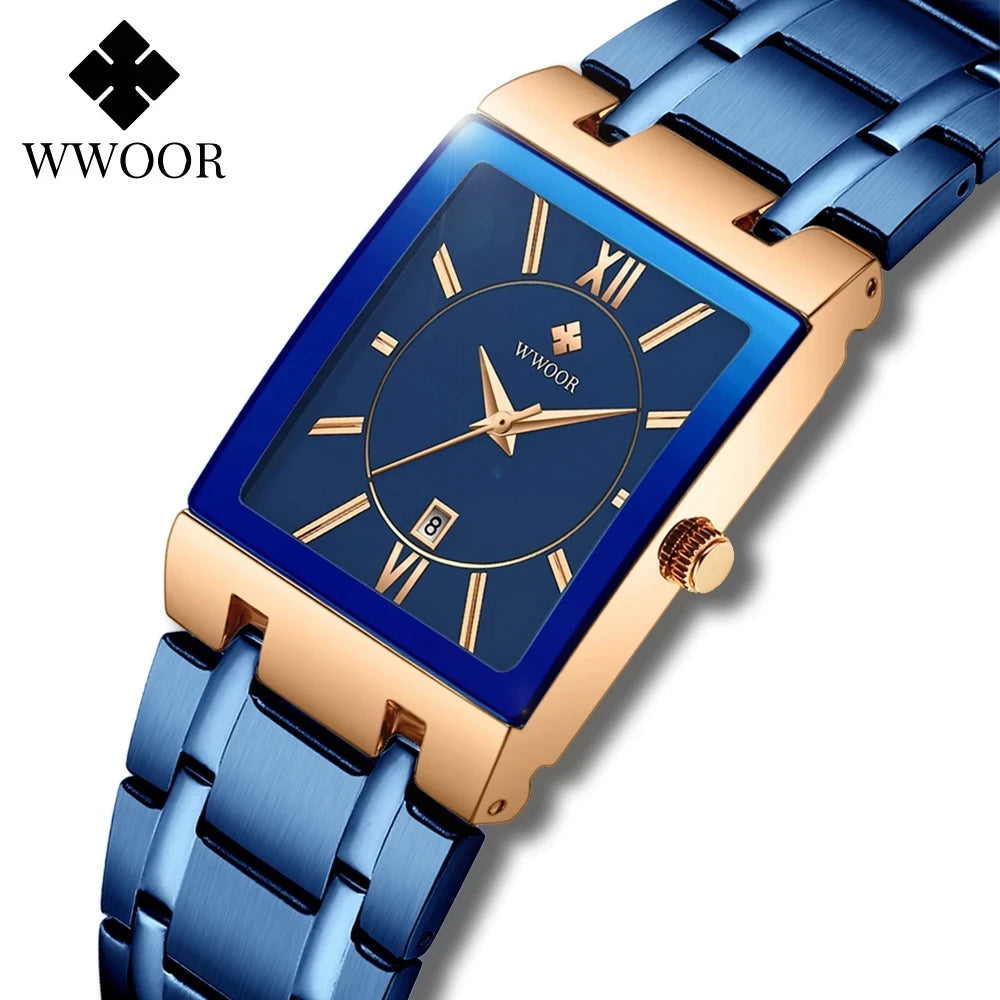 Relógio Feminino WWOOR 8858 - A prova d'água