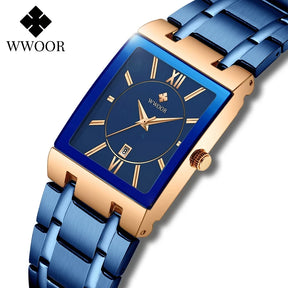 Relógio Feminino WWOOR 8858 - A prova d'água