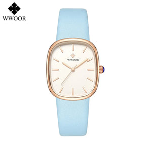 Relógio Feminino casual WWOOR 8881 - A prova água