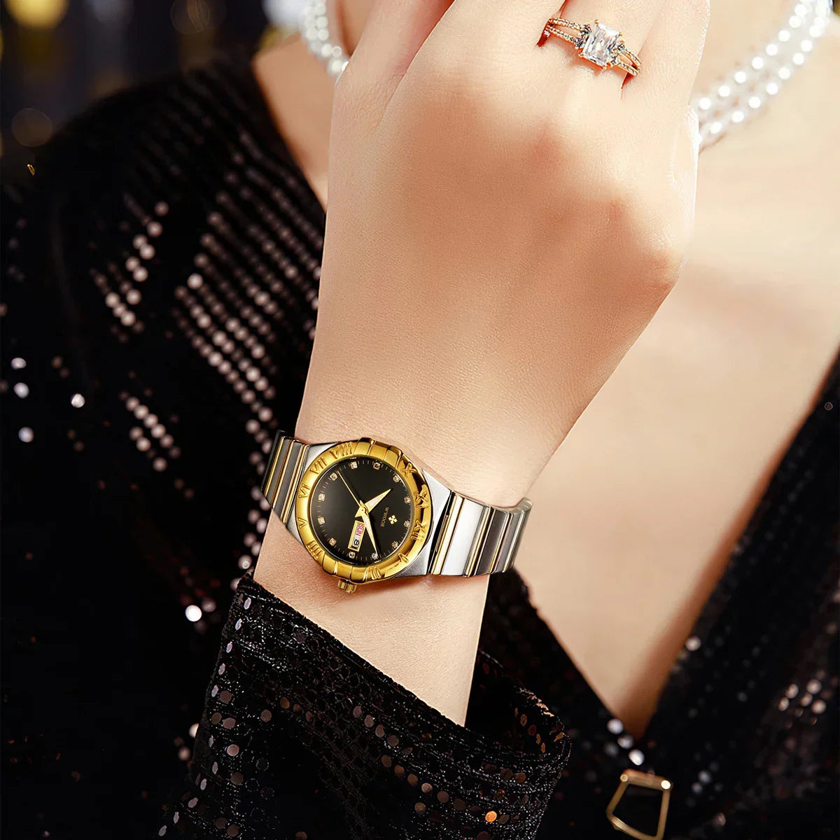 Relógio Feminino WWOOR 8885L - A prova d'água