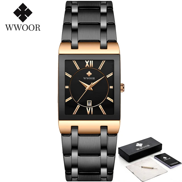 WWOOR 8858-GB – Relógio Masculino Elegante e Sofisticado