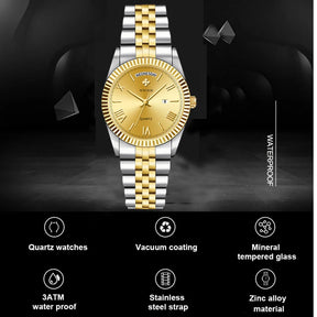Relógio Masculino WWOOR 8886 G - A prova d'água - Frete grátis