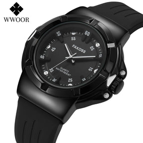 Relógio masculino Casual FAKOSS WWOOR 063-D – A prova d'água