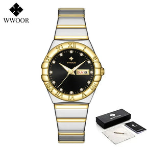Relógio Feminino WWOOR 8885L - A prova d'água