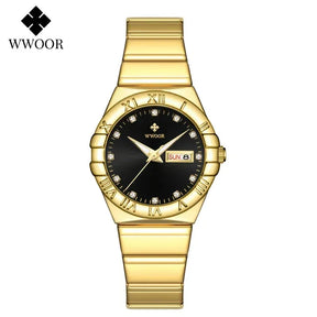 Relógio Feminino WWOOR 8885L - A prova d'água
