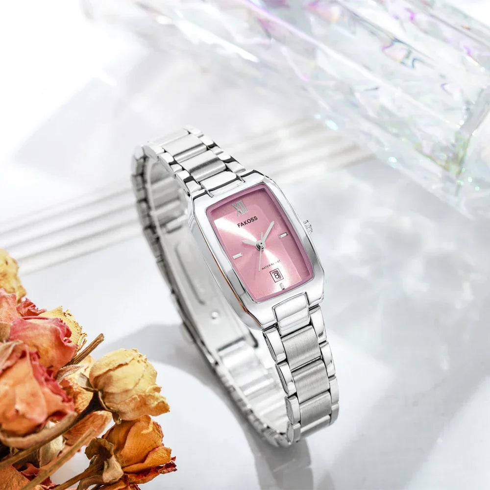 Relógio Feminino de Luxo WWOOR 042L - A prova d'água
