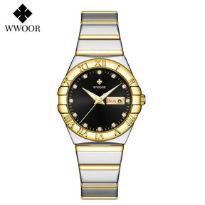 Relógio Feminino WWOOR 8885L - A prova d'água