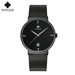 Relógio Masculino de Luxo WWOOR 8018 - A prova d'água