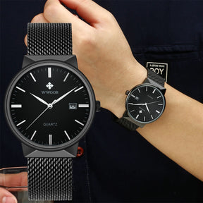 Relógio masculino WWOOR 8826W - A prova d'água