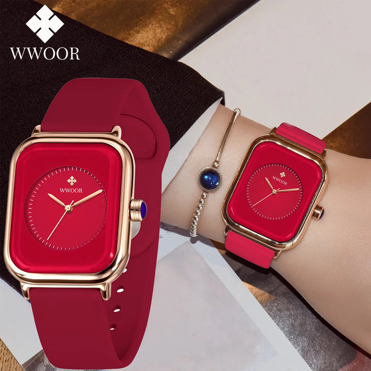 Relógio Feminino WWOOR 8873