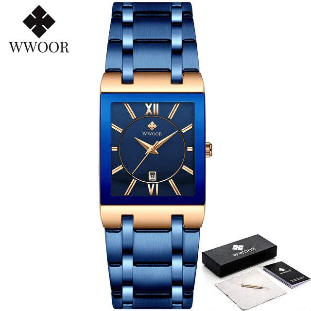 WWOOR 8858-GB – Relógio Masculino Elegante e Sofisticado